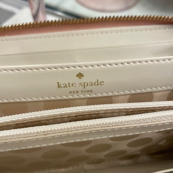 Kate Spade rose gold glitter wallet - Picture 3 of 8